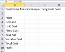 here is how you can perform npv break even analysis in excel