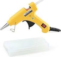 20W Yellow Heavyduty Hot Melt Glue Gun with 10 Sticks (7 mm x 20 cm) :  Amazon.in: Home Improvement
