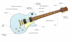 Necks, bodies, hardware, pickups, & cases. Music Instrument Electric Guitar Parts Diagram
