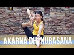 Eka Pada Sirsasana Or Leg Behind Head Pose Is An Advanced Hip Opener That Requires Flexibility Stability And Bow Pose Archer Pose Yoga Videos For Beginners