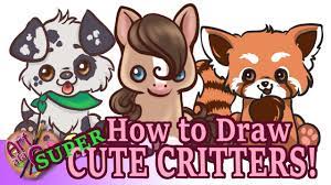 By the talented art ala carte. How To Draw A Super Cute Animal Base Easy Youtube