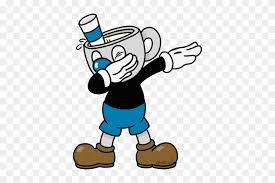 Today, we're back with another cool video game coloring page and this time, it's cuphead. Blunts Tumblr Pictures For Kids Cuphead And Mugman Dabbing Free Transparent Png Clipart Images Download