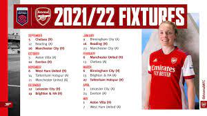 Saturday 18 december, 15:00, west ham united v norwich city. Arsenal S 2021 22 Fa Wsl Fixtures Released News Arsenal Com