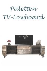 Tv Lowboard Aus Paletten Holz Rustikales Industrial Design Fernsehtisch Im Used Look Vintage In 2020 Tv Mobel Paletten Fernsehtisch Paletten