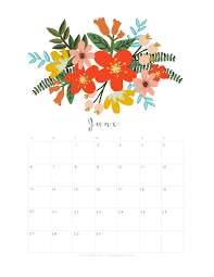 Monthly calendars and planners for every day, week, month and year with fields for entries and notes Printable June 2021 Calendar Monthly Planner 2 Designs Flowers Modern A Piece Of Rainbow