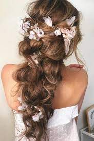 45 Perfect Half Up Half Down Wedding Hairstyles Hair Styles Wedding Hair Down Wavy Wedding Hair