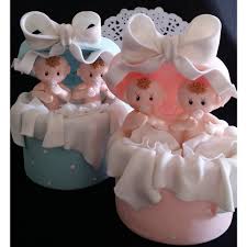 Love this twin baby shower cake! Twins Baby Shower Twins Babies Cake Topper Twin Girls Cake Decoration C T B