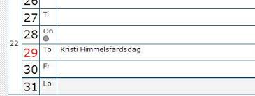 Datum 10 maj 2021 06:00. Ar Kristi Himmelsfardsdag En Rod Dag Hogtider Och Traditioner