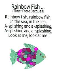 Students identify vocabulary words and create their own paper rainbow fish. The Rainbow Fish At The Virtual Vine