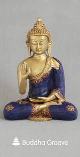 Artistic Mosaic Buddha Statue Brass Buddha Statue Decor Buddha Statue Buddha