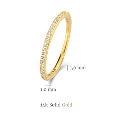 Smooth, hammered, matte solid 14k rose, yellow, or white gold 1mm stacking rings set. Isabel Bernard 14 Karat Gold Ring Ibgr00021