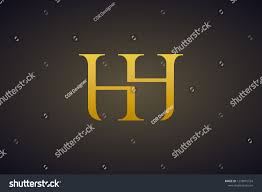 Hh Letter 2h And Double H Logo Design Vector Shutterstock Design By Cor Designer H Logos Logo Design Lettering