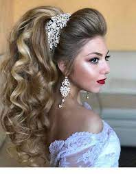 Wedding Hair With Volume Long Hair Styles Hair Styles Headband Hairstyles