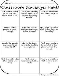 Classroom Scavenger Hunt Classroom Scavenger Hunt Phonics Mini Lesson School Scavenger Hunt