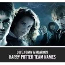 Join the initiated and learn what harry has to say about doing business. Harry Potter Team Names