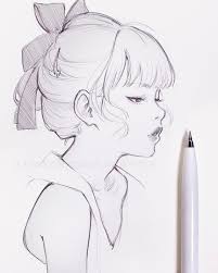 Quick Sketch I Say Quick But Actually It Took Me A Week Of Bad Sketches That Landed In The Bin Sho Anime Drawings Sketches Art Sketches Girl Drawing Sketches