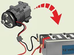 In order to correct for tolerance in dimensions such as the overall length of the compressor, the holes in the rear compressor support where it is bolted to the valley cover are very slightly slotted. 3 Ways To Check An Ac Compressor Wikihow