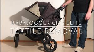 How To Remove And Wash The Textiles On A Babyjogger City Elite Youtube