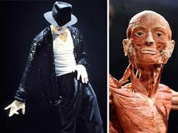 The video shows some historic alleged pictures of jackson in disguise since his death, but claims to reveal two new ones of what could be the late star sat in a crowded audience. Michael Jackson S Body Hold The Plastic