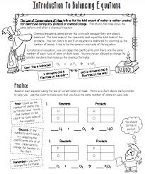 The video includes six chemical equations. Chemistry Balancing Equations Independent Practice Worksheet Answers Tessshebaylo