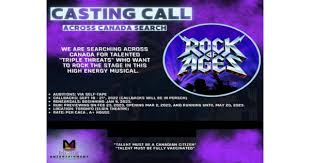 CANADA-WIDE CASTING CALL FOR 'ROCK OF AGES'