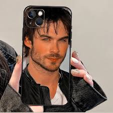 The Vampire Diaries Damon Salvatore Case For iPhone 15 16 14 13 12 11 Pro  Max Mini Plus X XR XS Max Cover Shell