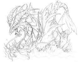Cut out each plant and animal from the second page. Sea Serpent Coloring Pages Free Printable Coloring Pages For Kids