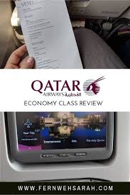 Review On Qatar Airways Economy Class Is It Really Best In Class Fernwehsarah Qatar Airways Economy Qatar Airways Economy