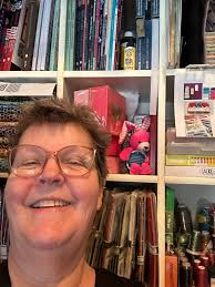 Decided to change it up for the day. I was going through some of the very  few craft things that made it through the move almost 7 years ago and found  this