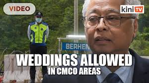 Selangor, kuala lumpur, johor, penang and kelantan will remain under cmco until april 28. Weddings Allowed In Cmco Areas Guests May Enter Just By Showing Invitation Video Dailymotion