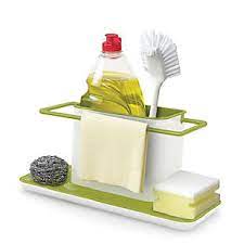 This kitchen sink organizer is stylish and durable. Buy Joseph Joseph Caddy Sink Tidy Green Large Online In Uae Tavola