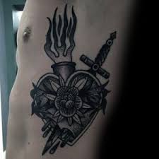 The sacred heart is often associated with margaret mary alacoque, a french nun who promoted devotion to the sacred heart during the 17th century and helped bring the imagery into popularity. 60 Heart Tattoo Ideas You Will Love Heart Tattoo Designs 2021