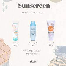Rekomendasi Sunscreen Untuk Remaja Perawatan Kulit Kulit Perawatan Kulit Alami