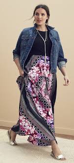 Plus Size Scarf Print Jersey Crepe De Chine Maxi Dress Flattering Plus Size Dresses Maxi Outfits Plus Size Fashion