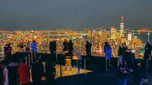 We visit the grand opening of the edge at hudson yards. New York City Live The Edge At Hudson Yards At Night Youtube