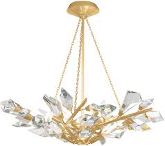 Fine Art Handcrafted Lighting 907840 2 Foret Contemporary Gold Chandelier Lamp Fin 907840 2