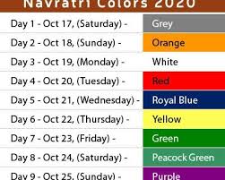 Navratri Colours 2020 9 Days Of Colors And Garba Nights Fashion Mate Latest Fashion Trends In India F Navratri Navratri Images Navratri 9 Days Colours