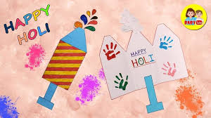 When you design your greeting cards, you have control over the look who says you can't use unconventional paper sources for cardmaking? Holi Card Making Tutorial Happy Holi Hand Made Holi Card Idea Card Card Making Tutorials Happy Holi Card Making