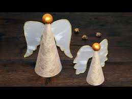 Ekstra Til Videoen Engle I Papir 56 Youtube Christmas Angels Christmas Crafts Paper Angels Diy