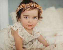 Dried Baby's Breath Flower Crown: Bridal Hair Wreath, Photo Prop