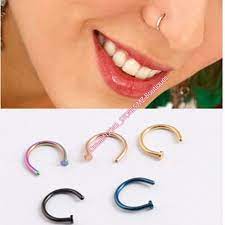 ed097 surgical steel hipsters nose studs nose ring earrings prevent allergy nose piercing jewelry nose ring discount jewelry