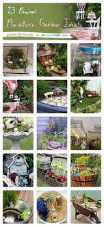 23 Magical Miniature Garden Ideas Garden Therapy Miniature Garden Fairy Garden Miniature Garden Plants