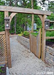 60 x 42 decorative donovan iron gate. 8 Diy Garden Arch Plans To Frame Your Beautiful Garden