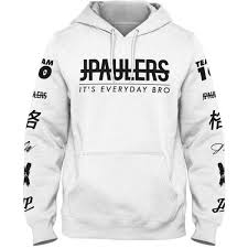 Jake Pauler Status Hoodie 55 Liked On Polyvore Featuring Tops Hoodies Hooded Pullover Hoodie Top White Hoodie White Jake Paul Merch Jake Paul Hoodies