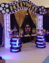 Get your table decorations, wall decorations, hanging decorations, party themed fabrics, party decor kits and transform your room to match any theme. 45 Ideas Party Themes Ideas Dance Hollywood Party Theme Hollywood Theme Party Decorations Hollywood Party Decorations