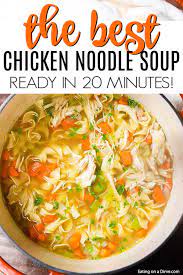 Homemade Chicken Noodle Soup Recipe Ready In 20 Minutes Recipe Soup Recipes Chicken Noodle Homemade Soup Recipe Chicken Noodle Soup Homemade