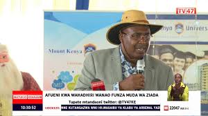 Simon gicharu joined by other dignitary during accredatition of mku parklands campus. Mku Chairman Simon Gicharu Assures Part Time Lecturers That All Arrears Will Be Remunerated By June Youtube