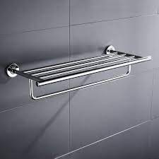 When shopping for a towel rack, think about what style you want. Modern Bathroom Bath Towel Rack With Doublem Towel Bar Wall Mount Towel Rails Holder Storage Rack Stainless Steel Silver Color Towel Racks Aliexpress