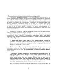 Obtaining consent orders 53 glossary of legal terms 57 1 1 Parenting Plan Parental Responsibility Order And Time Sharing