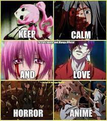 My Favorite Type Of Anime Animes Shiki Corpse Party Elfen Lied Tokyo Ghoul Another Miari Nikki Anime Cosplay Anime Manga Anime